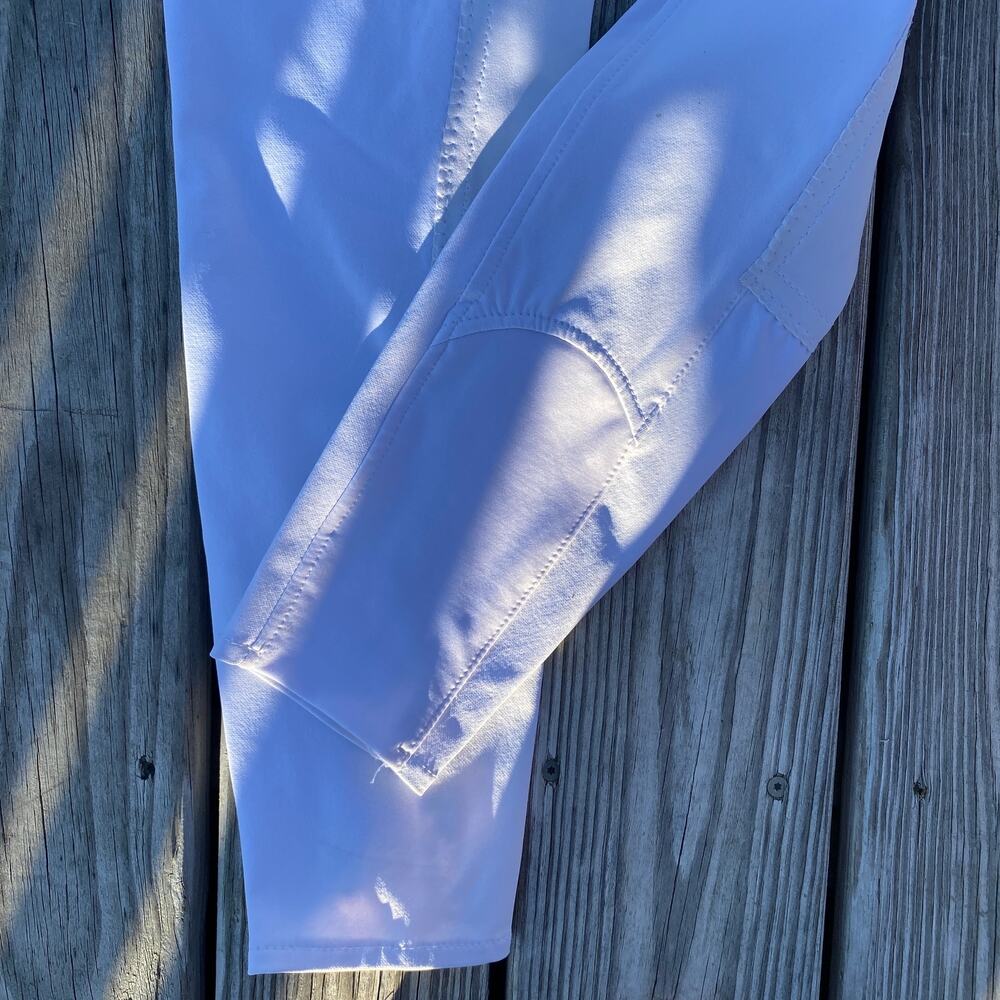 B Vertigo Women's Full Seat Equestrian Breeches - White - Size 28 - Picture 2 of 8
